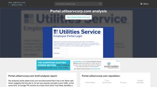 Portal Utilserv Corp. Utilities Service Corp Employee Portal Login -01