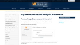 Pay Statements and W-2 Helpful Information | Human Resources