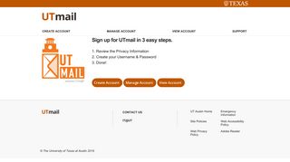 Welcome to UTmail | UT Austin