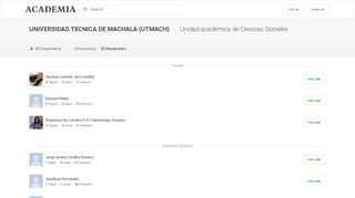 UNIVERSIDAD TECNICA DE MACHALA (UTMACH) | Unidad ...