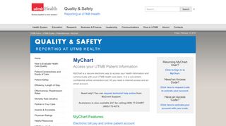 Access MyChart - MyChart | UTMB Quality | UTMB Health