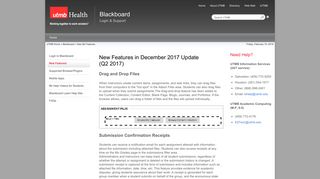 New Bb Features | Blackboard Login & Support | UTMB ... - UTMB.edu
