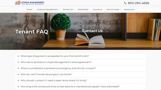 Tenant FAQ - Utopia Management
