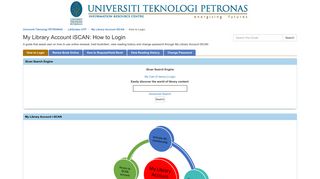 How to Login - My Library Account iSCAN - LibGuides UTP at ...