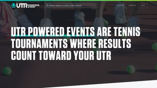 Events - UTR