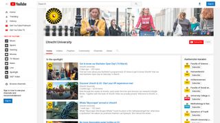 Utrecht University - YouTube