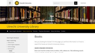 Books - Utrecht University Library - Utrecht University