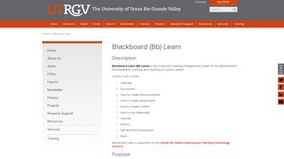 UTRGV | Blackboard (Bb) Learn
