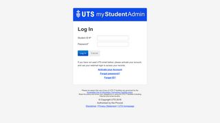 UTS Student Admin