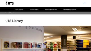 UTS Library | University of Technology Sydney