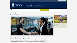 Employment Opportunities - UTSC - University of Toronto