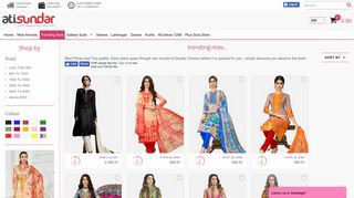 Best Salwar Suits,Anarkalis,Sarees,Gown Suits for women | atisundar ...