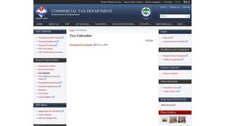Tax Calender: Commercial Tax Department ... - Uttarakhand VAT