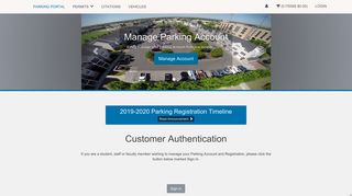 login - The University of Tulsa Parking System