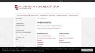 Current Students - The University of Oklahoma