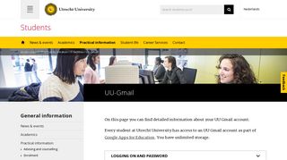 UU-Gmail - Students | Universiteit Utrecht