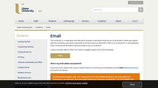Email - Ulster University ISD