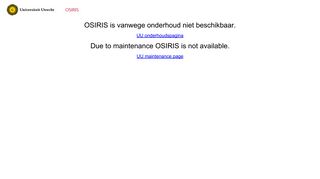 OSIRIS - Log in