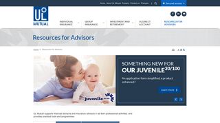 Resources for Advisors | UV Mutuelle - UL Mutual