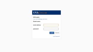 Login Required - UVACollab