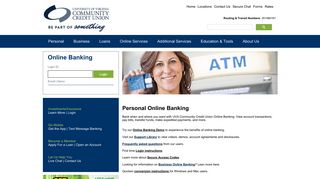 UVA Community Credit UnionOS_Personal Online Banking