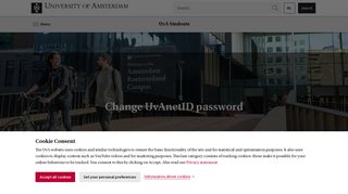 Change UvAnetID password - UvAnetID - UvA Students - University of ...