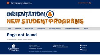 Sign Up for Family Weekend | UVA Orientation and New Student ...