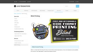 Blink Printing - UVIC Bookstore