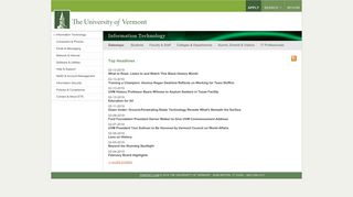 Information Technology : University of Vermont