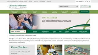 Patients - UVM Health Network