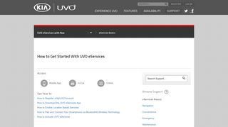 Kia MyUVO - Getting Started - Kia | UVO