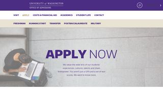 Apply | Office of Admissions - UW.edu - University of Washington