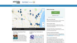 Rideshare, carpool at University of Wisconsin-Eau Claire - Zimride