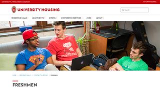 Freshmen – University Housing – UW–Madison