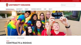Contracts & Rooms – University Housing – UW–Madison