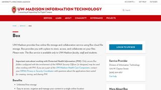 Box - UW-Madison Information Technology