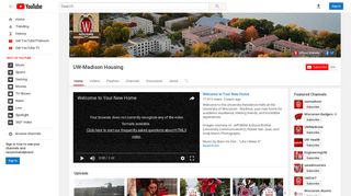 UW-Madison Housing - YouTube