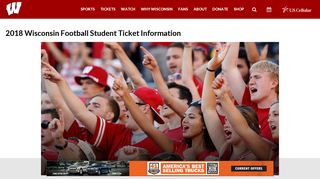 2018 Wisconsin Football Student Ticket Information | Wisconsin Athletics
