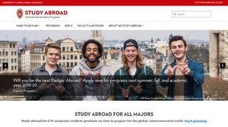 Study Abroad – International Academic Programs – UW–Madison