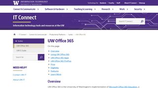 UW Office 365 | IT Connect