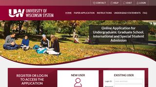 Apply Online: University of Wisconsin