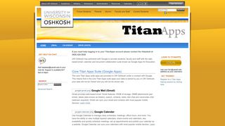 Titan Apps at UW Oshkosh — Titan Apps