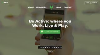 UWALK - Be Active: where you Work, Live & Play!