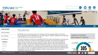 Students | UWCSEA | International school in Singapore