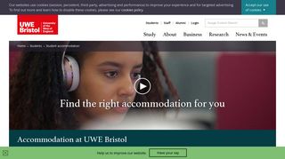 Student accommodation - UWE Bristol: Student accommodation