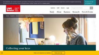 Collecting your keys - UWE Bristol: Student accommodation