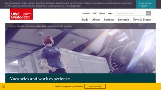 Vacancies and work experience - UWE Bristol: Vacancies and work ...