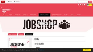 Browse Jobs | The Students' Union at UWE