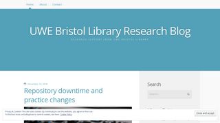 UWE Bristol Library Research Blog | Research support from UWE ...
