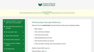 UW Green Bay University ID Services - JSA Technologies